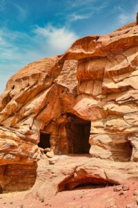 jordan, petra, house, stone, antique, reside, architecture