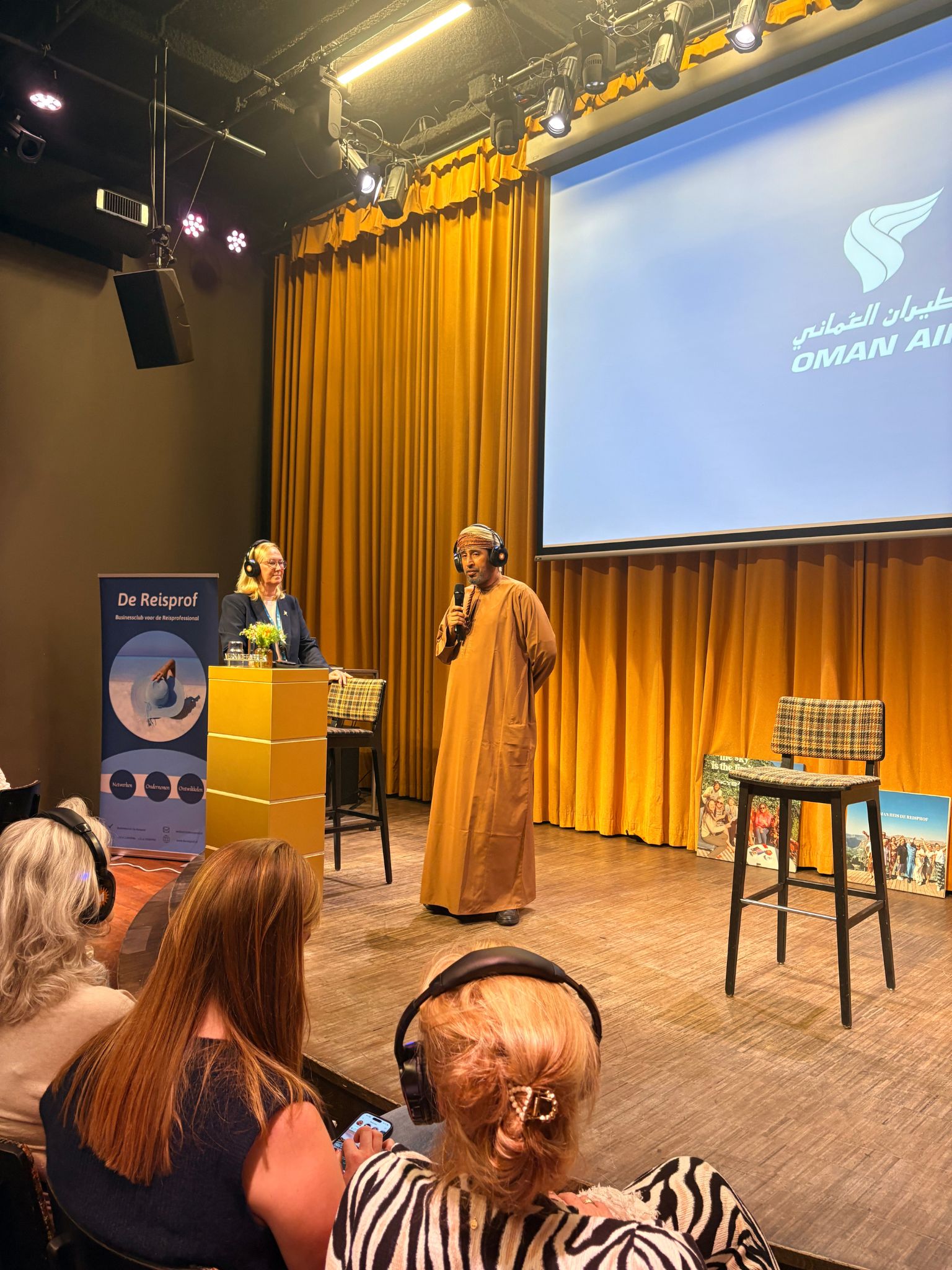 Al Maamari Tours at a De Reisprof event