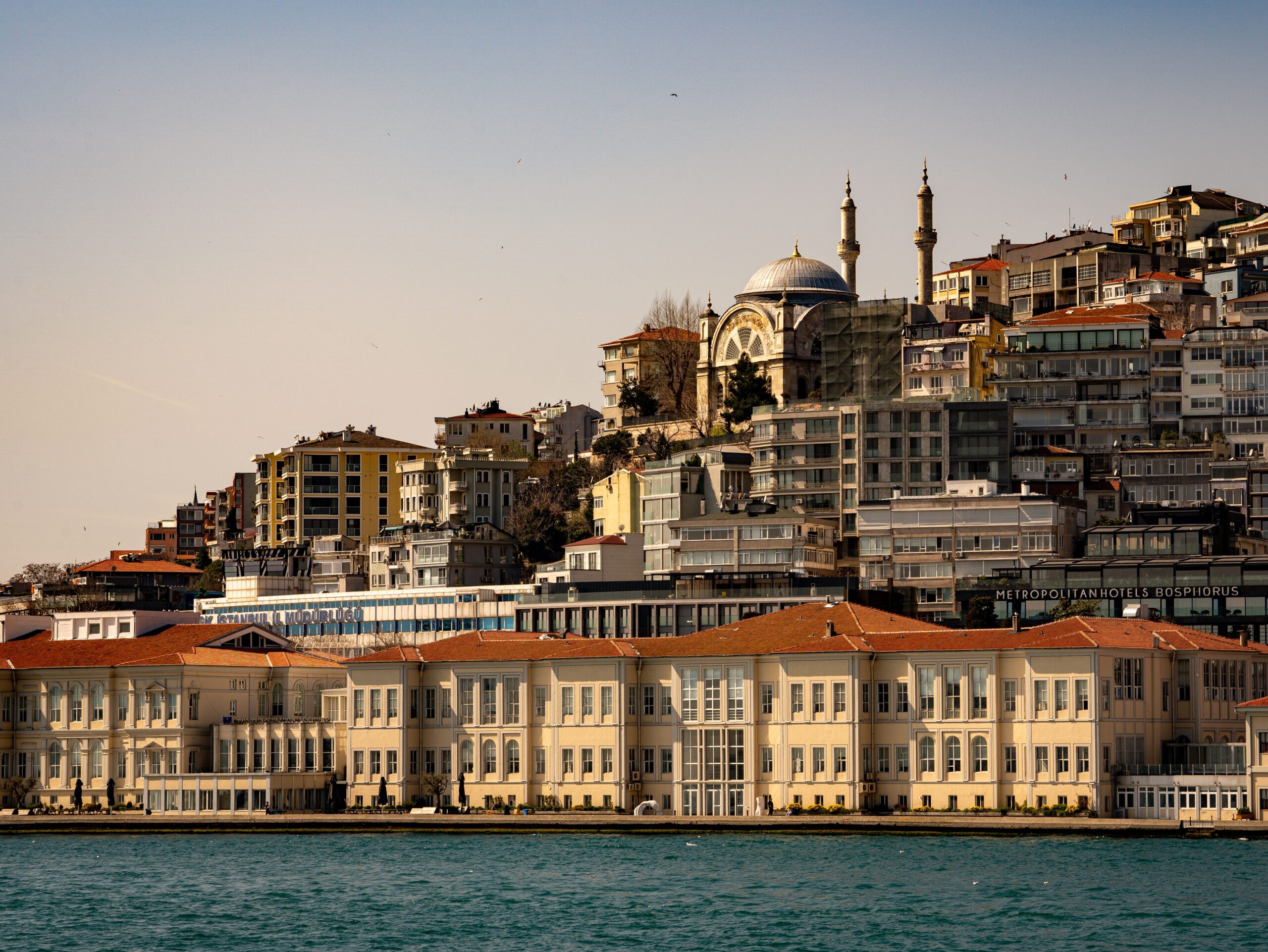 Charming view of Istanbul with historic architecture by the Bosporus.